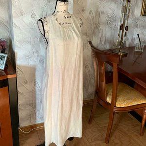 GIORGIO ARMANI LE COLLEZIONI IVORY SHEATH DRESS 42